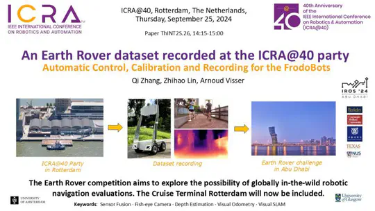 An Earth Rover dataset recorded at the ICRA@40 party